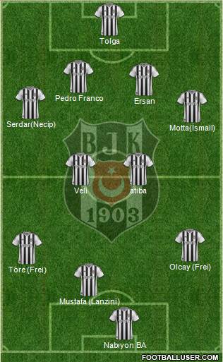 Besiktas JK Formation 2014