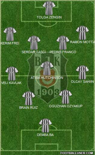 Besiktas JK Formation 2014