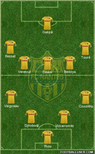 FC Nantes Formation 2014