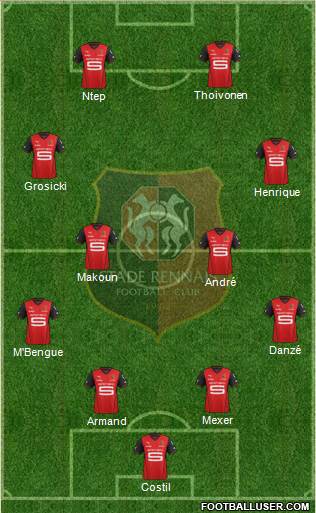 Stade Rennais Football Club Formation 2014
