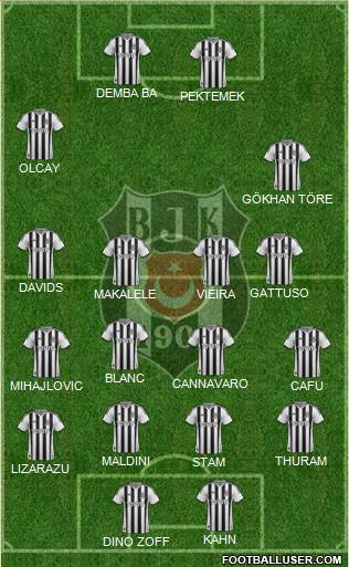 Besiktas JK Formation 2014