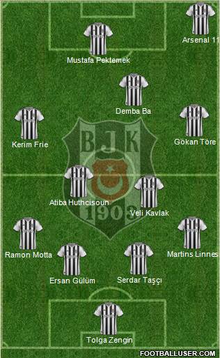 Besiktas JK Formation 2014