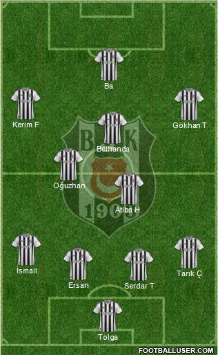 Besiktas JK Formation 2014