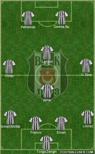 Besiktas JK Formation 2014