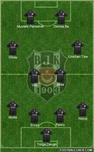 Besiktas JK Formation 2014