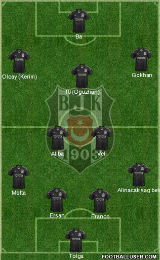 Besiktas JK Formation 2014