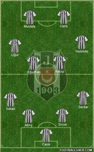 Besiktas JK Formation 2014