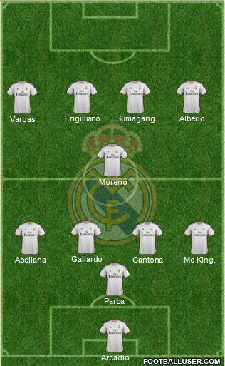 Real Madrid C.F. Formation 2014