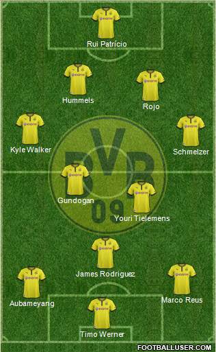 Borussia Dortmund Formation 2014