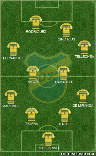 Defensa y Justicia Formation 2014
