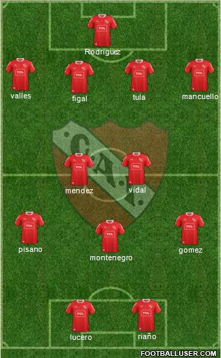 Independiente Formation 2014