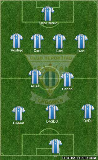 C.D. Leganés S.A.D. football formation