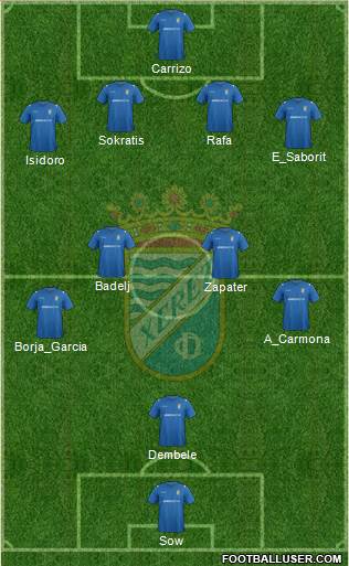 Xerez C.D., S.A.D. Formation 2014