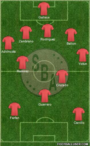 C Sport Boys A Formation 2014
