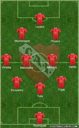 Independiente Formation 2014