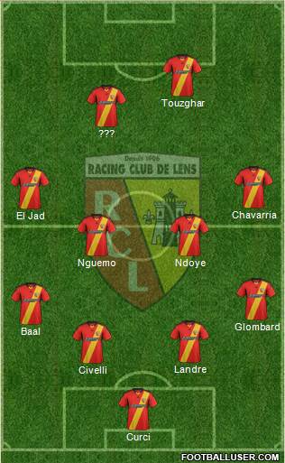 Racing Club de Lens Formation 2014