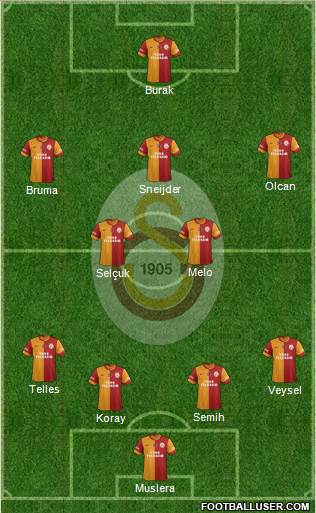 Galatasaray SK Formation 2014