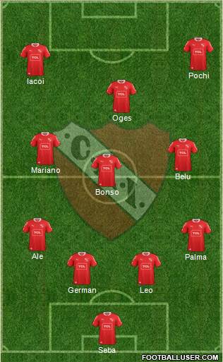 Independiente Formation 2014