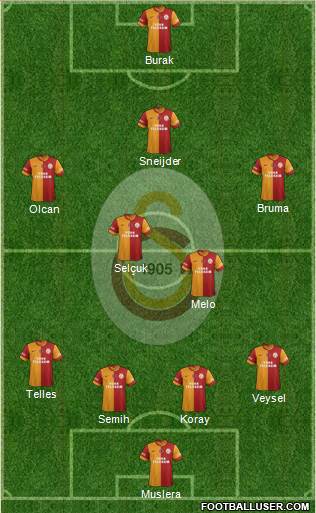 Galatasaray SK Formation 2014
