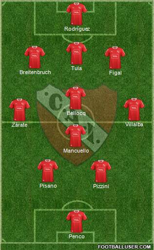 Independiente Formation 2014