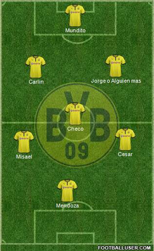Borussia Dortmund Formation 2014