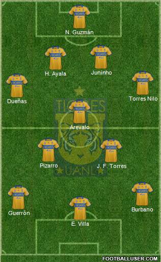 Club Universitario de Nuevo León Formation 2014