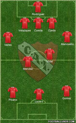 Independiente Formation 2014