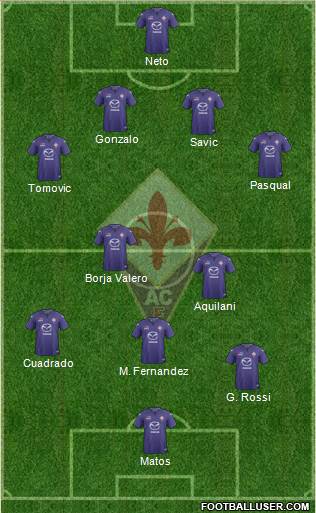 Fiorentina Formation 2014