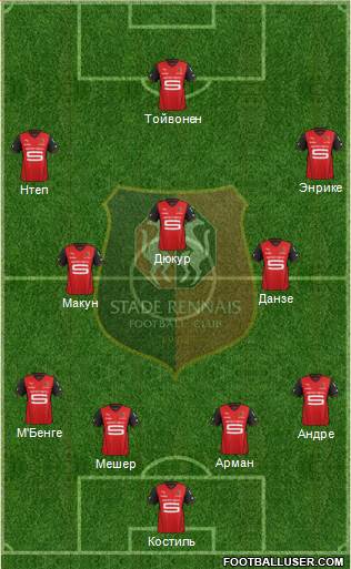 Stade Rennais Football Club Formation 2014