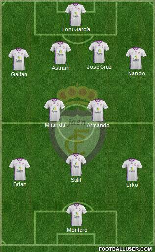 Real Jaén C.F. Formation 2014