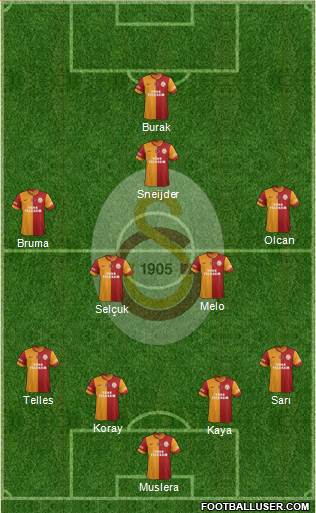 Galatasaray SK Formation 2014