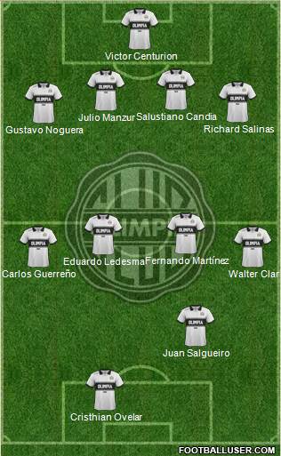 C Olimpia Formation 2014