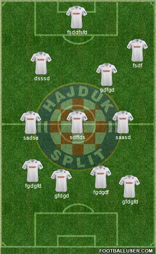 HNK Hajduk Formation 2014