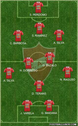Club Atlético Rentistas Formation 2014