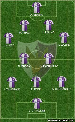 Centro Atlético Fénix Formation 2014