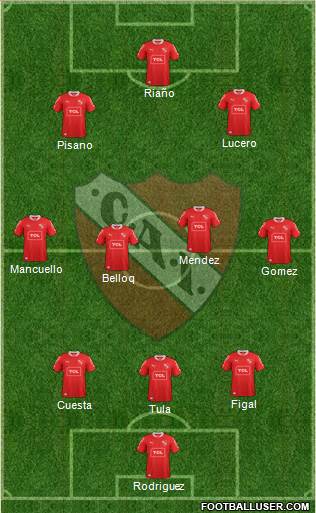 Independiente Formation 2014