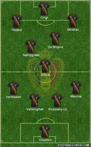 Belgium Formation 2014