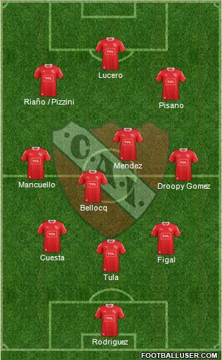 Independiente Formation 2014