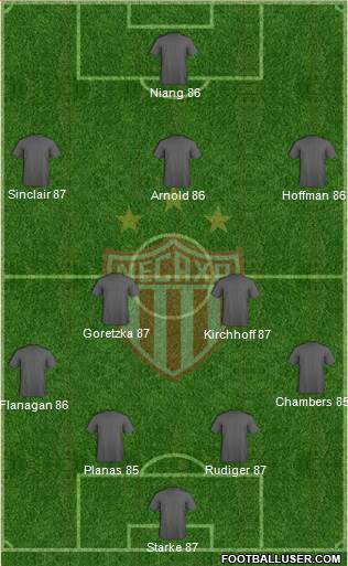 Club Deportivo Necaxa Formation 2014