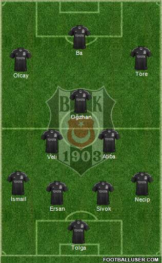 Besiktas JK Formation 2014