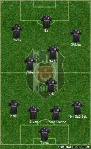Besiktas JK Formation 2014