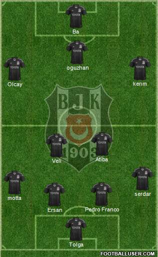 Besiktas JK Formation 2014