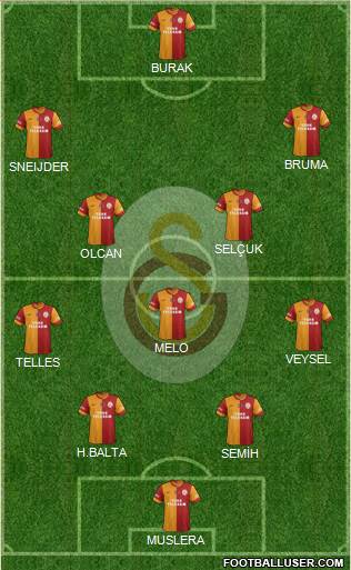 Galatasaray SK Formation 2014