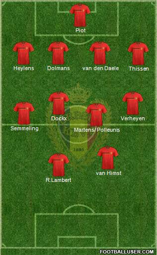 Belgium Formation 2014