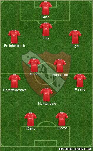 Independiente Formation 2014