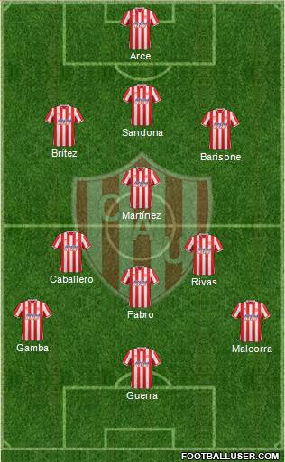 Unión de Santa Fe Formation 2014
