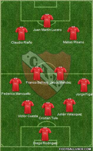 Independiente Formation 2014
