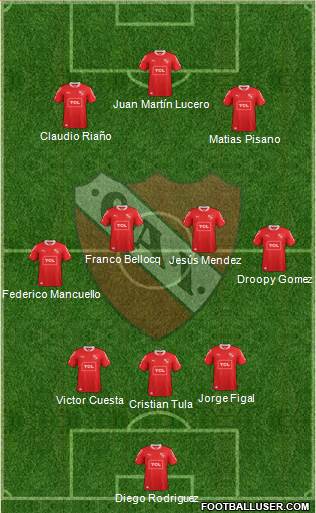 Independiente Formation 2014