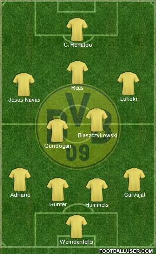 Borussia Dortmund Formation 2014