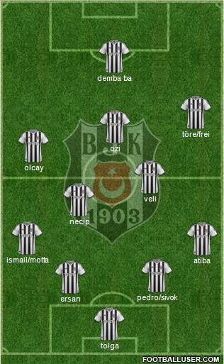 Besiktas JK Formation 2014
